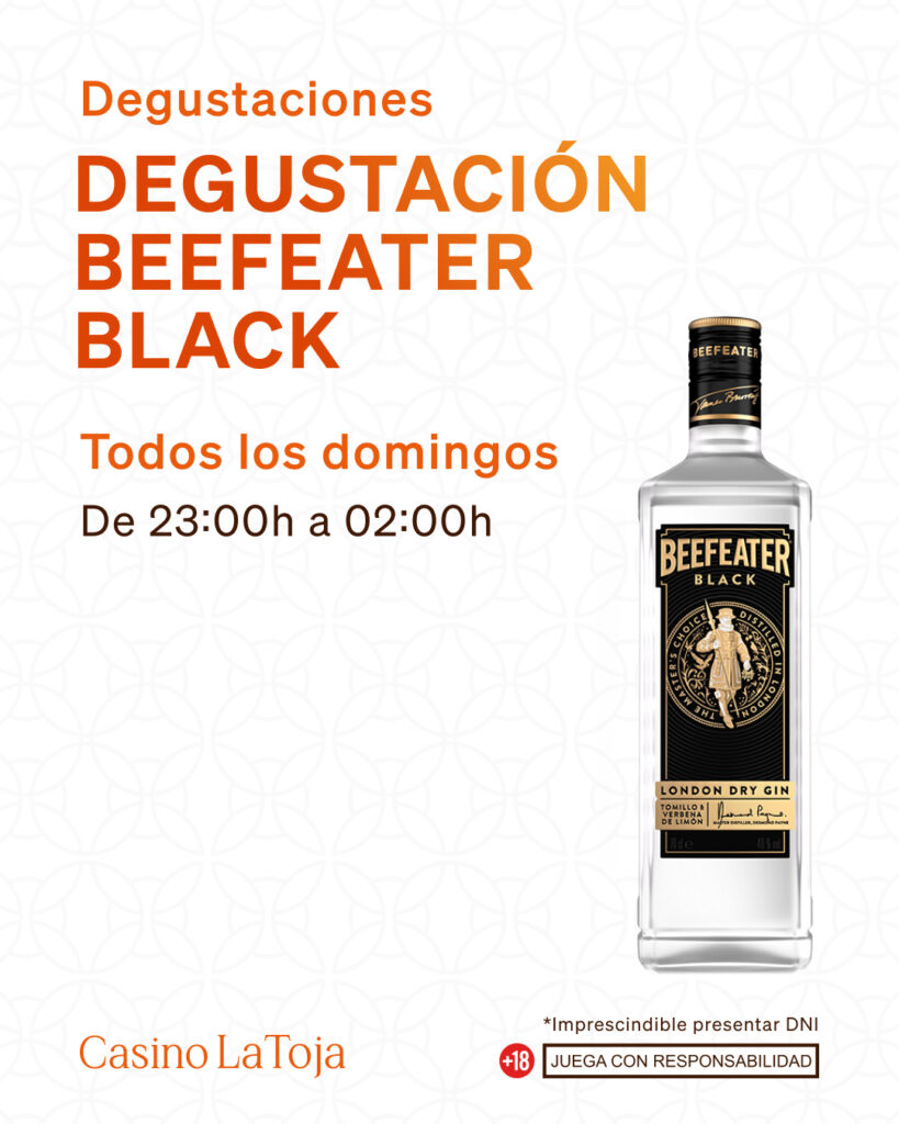 degustación beefeater black