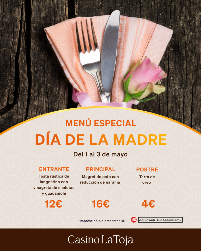 menú especial Día de la Madre