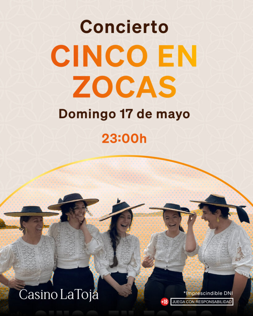 concierto cinco en zocas la toja
